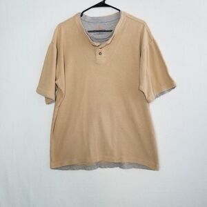 Weatherproof Tan Cotton Shirt Large
